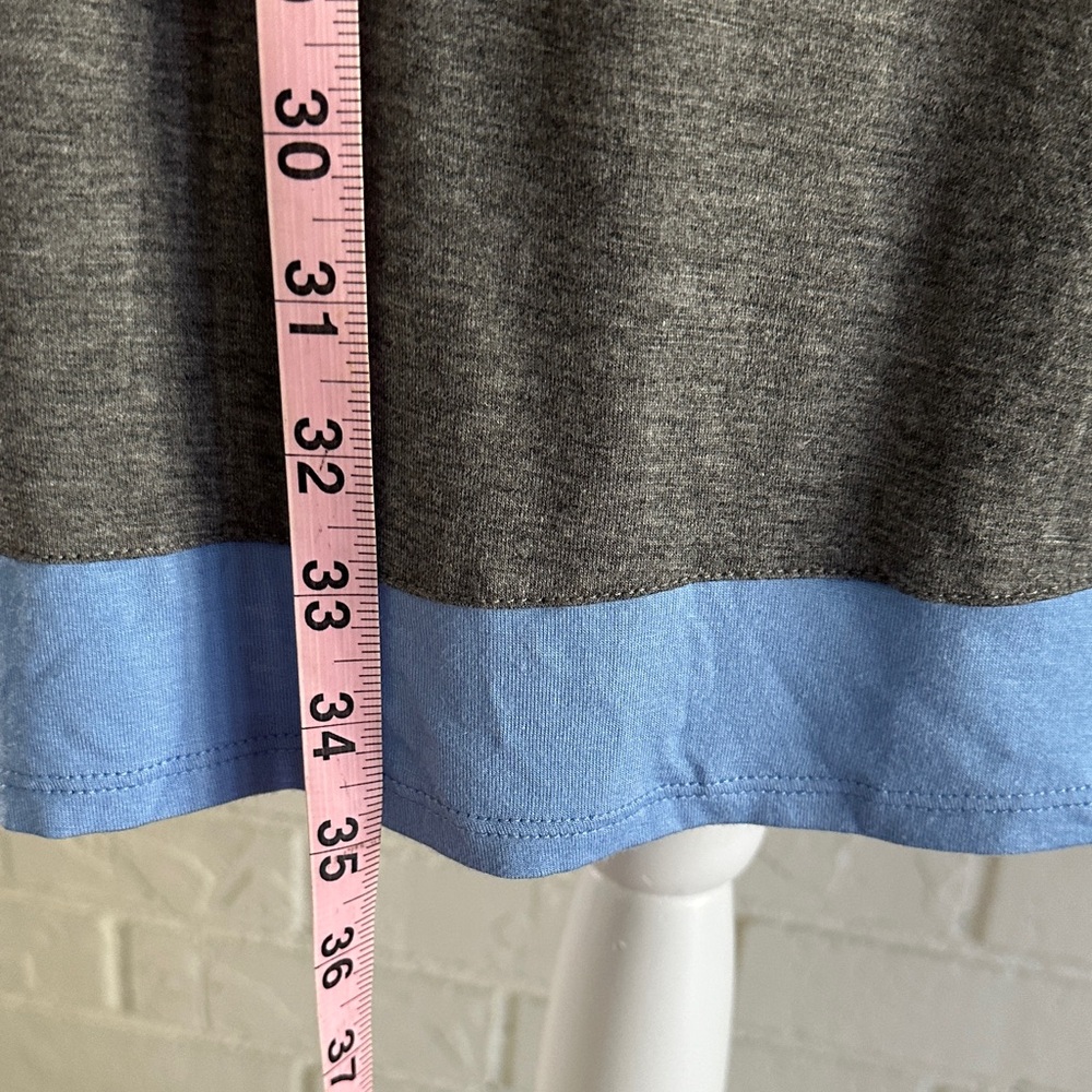George Gray and Blue Women's Sleep Dress - Picture 7 of 12